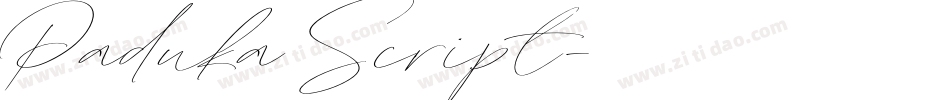 Paduka Script字体转换